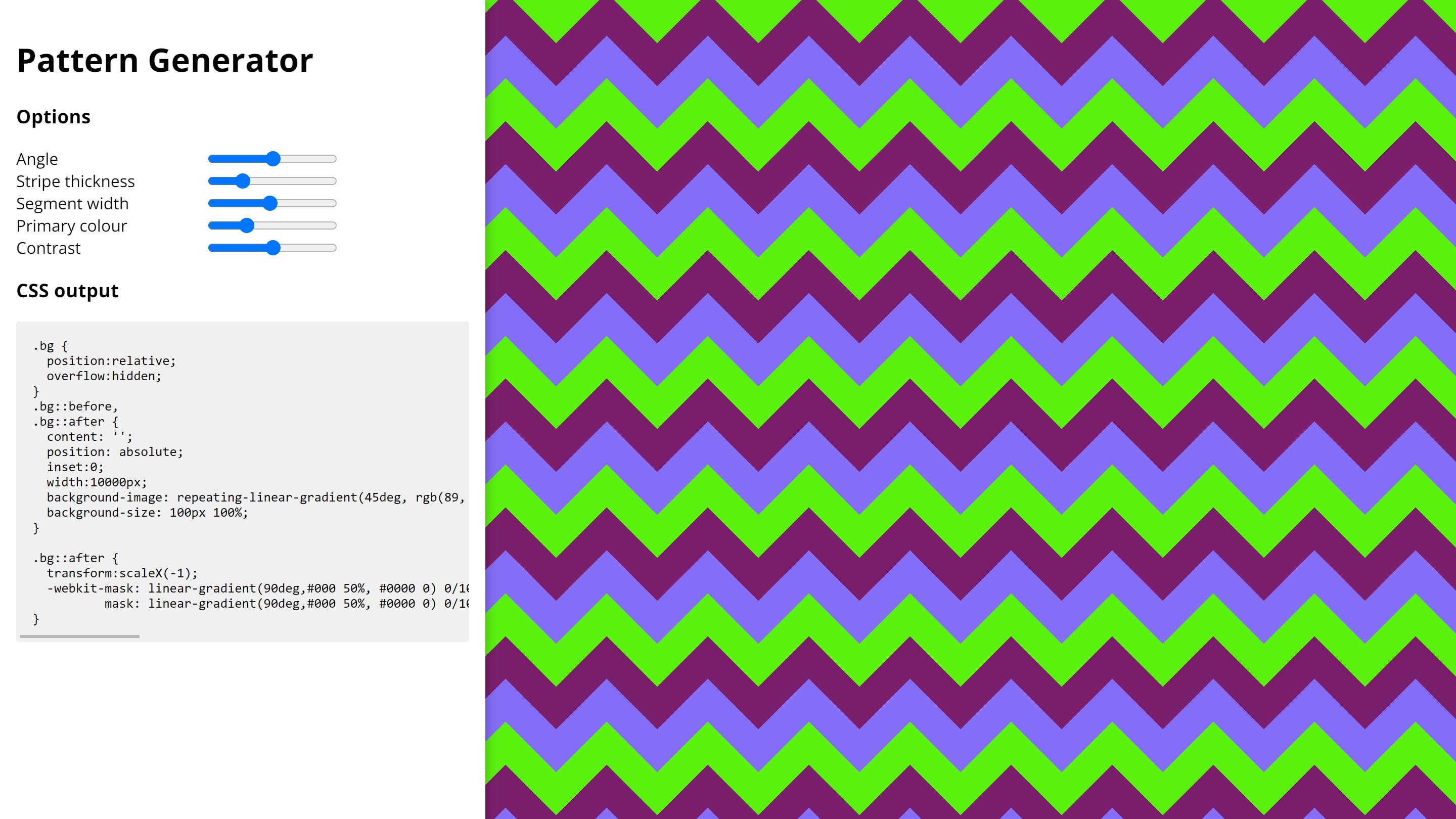 Pattern Generator