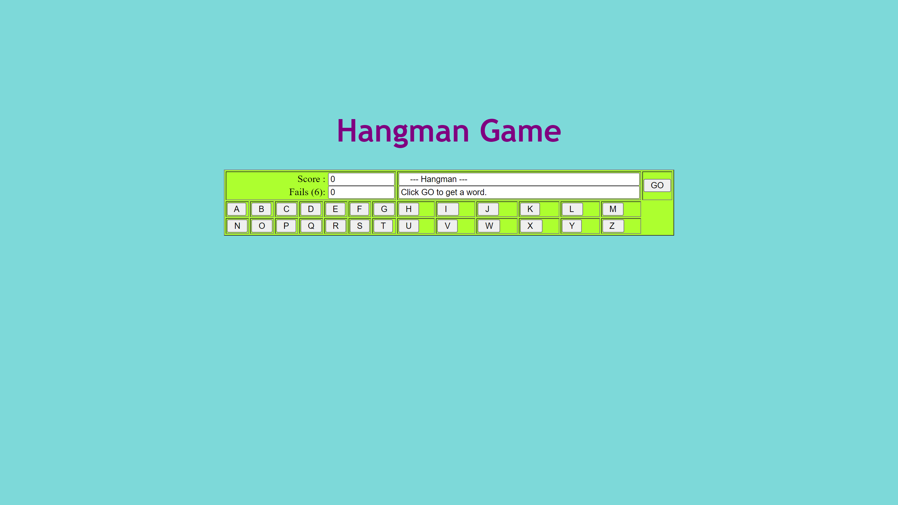 Hangman Game